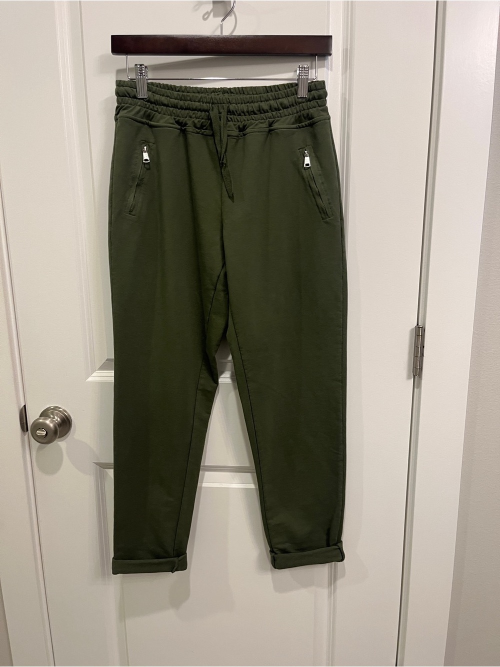 Nostalgia Made in Italy Green Joggers Pants Large